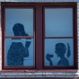 Window-Buffalo NY, Rik-shaw, 2012, Modified. 