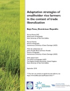 Document Screenshot: Adaptation strategies of smallholder rice farmers in the context of trade liberalization. 