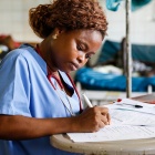 Dr Kamara gains experience at Connaught Hospital, Freetown, Sierra Leone_DFID_2015_photos-dfid-22170890214_Modified. 