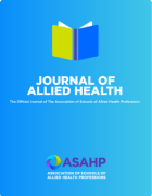 Journal of Allied Health Logo. 