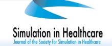Society for Simulation in Healthcare logo. 