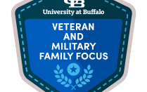 Digital Badge for veteran and military family microcredential . 