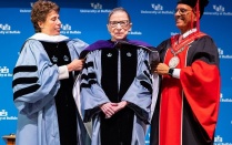 Justice Ginsburg receives SUNY Honorary Degree. 