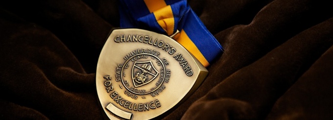 Chancellors Award Medal. 