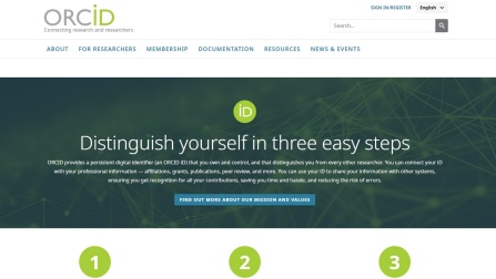 Zoom image: ORCiD - Distinguish yourself in 3 easy steps