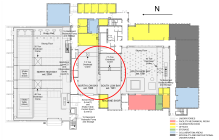 Zoom image: Figure 2.21: Fabrication area within plan of laboratory facilities (click to enlarge) 