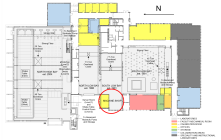 Zoom image: Figure 2.22: Machine shop area within the plan of laboratory facilities (click to enlarge) 