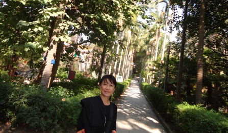Millie Chen, Professor in the Deptartment of Art and Associate Dean in the College of Arts and Sciences, at Gulangyu Island, which is off the coast of Xiamen in southern China. 
