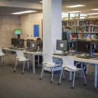 HSL Library computing site in Abbott Hall. 