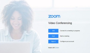 Zoom image: Log into Zoom Web portal