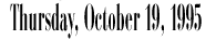 for October 19th, 1995