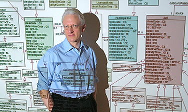 Barry Smith and colleagues are working with medical researchers to develop a common &ldquo;language&rdquo; for infectious diseases. Photo: DOUGLAS LEVERE