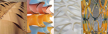 This complex shape was produced using Protean, the 3-D virtual clay sculpting software package that was developed from research initially conducted by UB mechanical engineers.