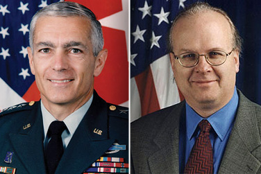 Wesley Clark and Karl Rove