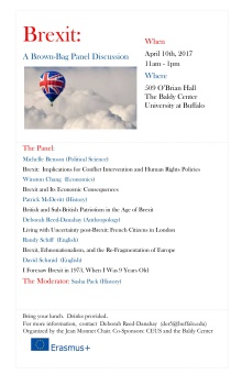 Brexit panel flyer. 