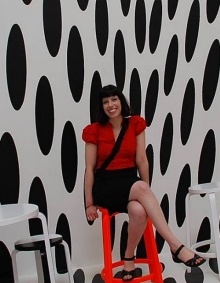Pamela Martin at the Venice Biennale. 