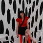 Pamela Martin at the Venice Biennale. 