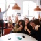 Bront&euml; Wittpenn, seated from left, Susie Neilson, Sara DiNatale and Megan Munce react to winning the Pulitzer Prize in explanatory reporting. 