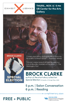 Brock Clarke Event. 