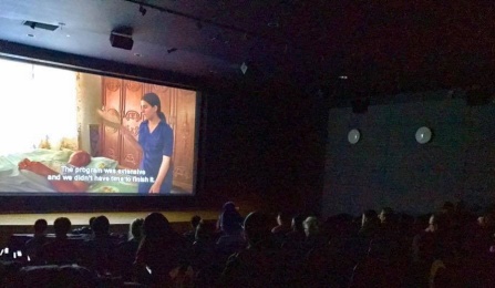 film screening. 