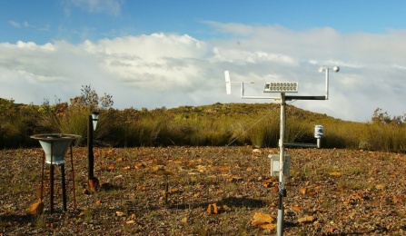 A meteorological station in the Anysberg Mountains, Western Cape, South Africa. 