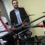 Will Schulmeister and Patrick Walsh, with some of their technology. 