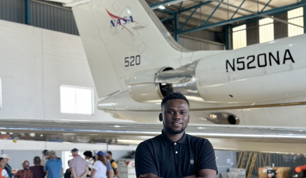 PhD student Festus Adegbola. 