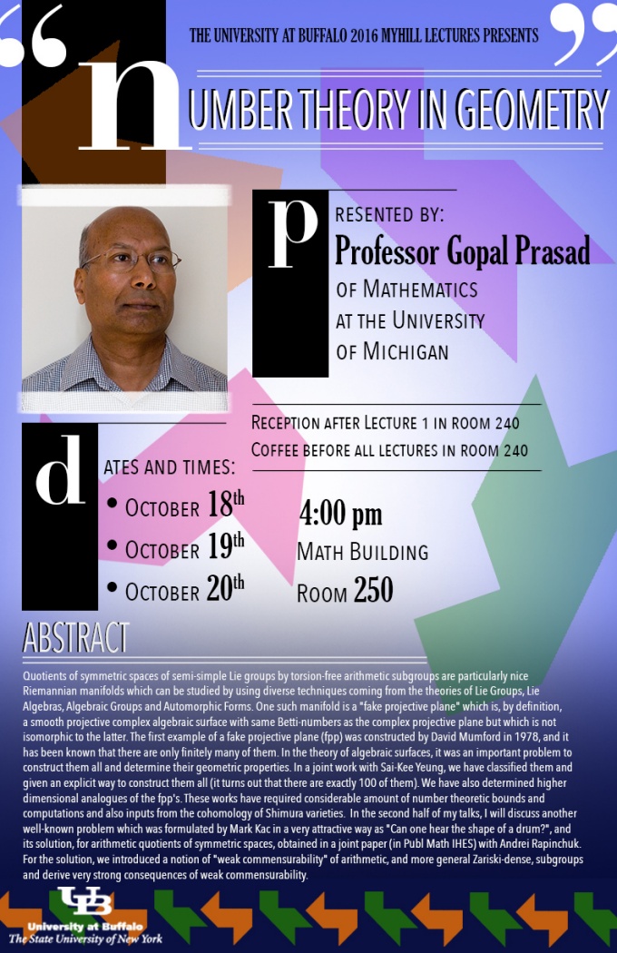 Myhill Lectures. 