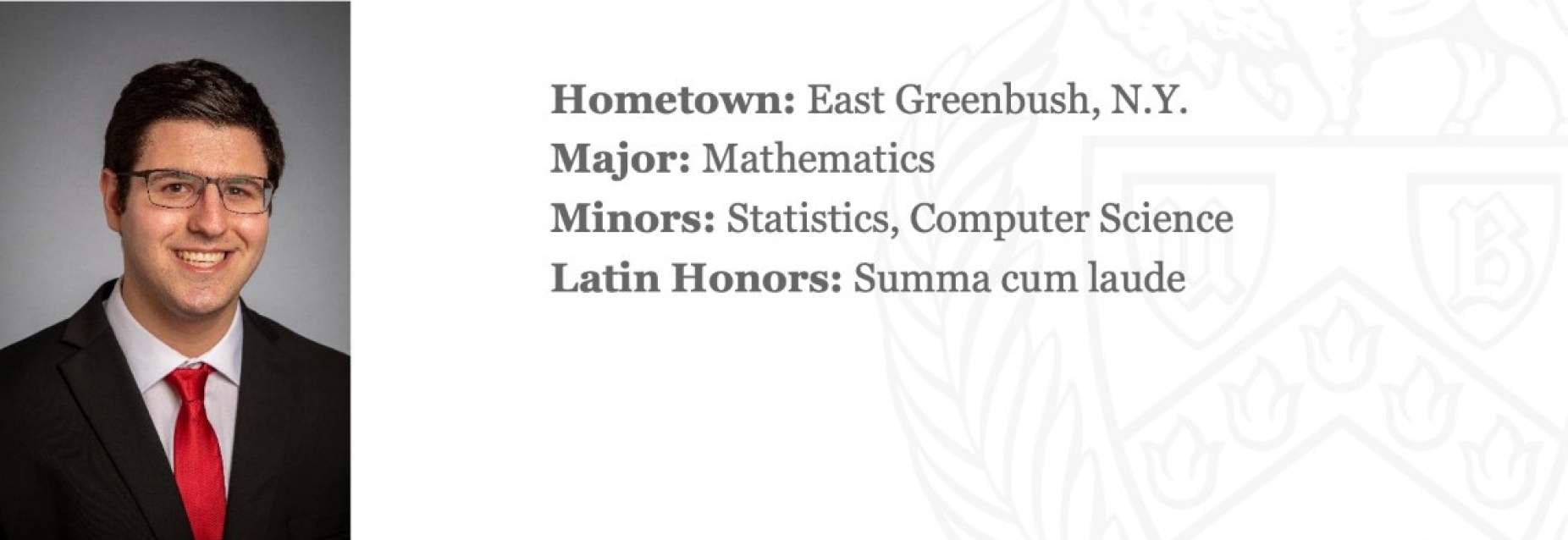 Class of 2020 - Department of Mathematics - University at Buffalo