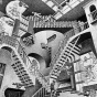 Zoom image: Image: Relativity by M.C. Escher, 1953. Licensed under Public Domain via Wikimedia Commons. 