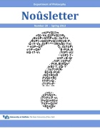 Nousletter cover. 