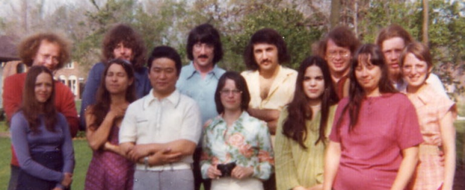 Zoom image: Professor Kah Kyung Cho (5th from left) with UB Philosophy students; further details forthcoming. 