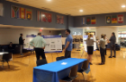 Students present to visitors at the 2019 Student Poster Competition on May 1.
