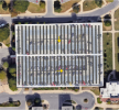 Design of a solar installation of a carport system on a parking garage.