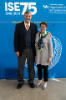 Mark Karwan and Amy Bisantz, professor and former chair of ISE; now dean of undergraduate education at UB.