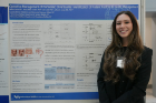 Second-year medical student Serena Larose presented trauma surgery research on operative management of perforated diverticulitis.