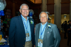 Alumni Charles Yeagle and Manny Christakos, both members of the Class of 1971 reconnect. 