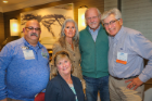 UB Alumni Association Board members Ron Balter, Jay Nisburg and Larry Matthews with their significant others. 