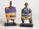 Artists Once Known (Dowayo, Cameroon), Fertility Dolls, mid-20th century. Wood, beads, 5 x 5 x 10 inches (left); 5 x 5 x 11 inches (right). University at Buffalo Art Galleries: Gift of Annette Cravens. 