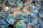 Boldly Buffalo campaign buttons. 