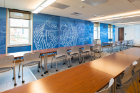 Branded wall graphics located at UB’s Human Resources office in Townsend Hall.