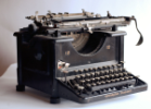 Old typewriter. 