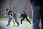 University at Buffalo Cricket Team Playing a Match on North Campus Parking Lot Photographer: Douglas Levere