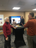 Renee Ruffino and Steve Sturman in conversation at the November 2018 Poster Session event.
