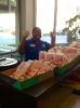 Alumna works concessions at BEOC Strengthening Famiies Celebration