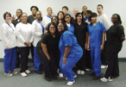 Dental Assisting school students pose for a group photo at 2010 Dental Pinning ceremony