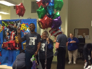 UBEOC Dental Assistant Students holding balloons at Disability Museum