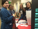 UBEOC Dental Assistant students preparing a display at the Disability Museum