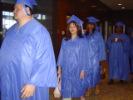 Graduates walking in