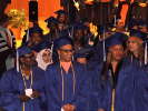 Graduates waiting to receive their degrees